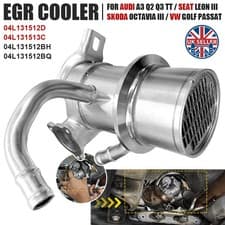 Image of EGR Valve Cooler for VW Golf AUDI A3 Q3 SEAT Leon SKODA 1.6 2.0 TDI 04L131512D