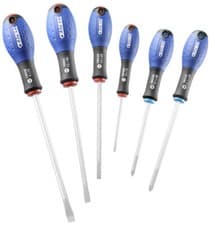 Image of SCREWDRIVER SET 6PC SLOTTED & POZI TIPS FROM EXPERT BY FACOM