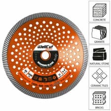Image of Diamond Blade 230mm x 22.23mm Bore - Ideal for Concrete, Natural Stone, Tiles