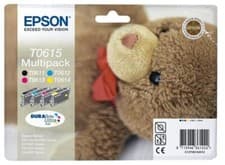 Image of Genuine Epson T0615 Black/Cyan/Magenta/Yellow Ink Cartridge Multipack