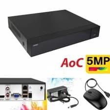 Image of 5MP CCTV DVR 4/8/16 Channel AOC Audio Digital Video Recorder With Hard Drive .