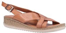 Image of Hush Puppies Elena Tan Sandal Ladies Summer Leather