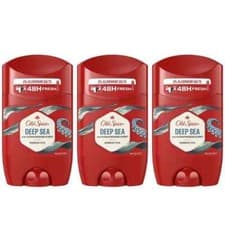 Image of Old Spice Deodorant Stick Deep Sea Ocean Breeze Scent 50ML x 3, EXP 04/26