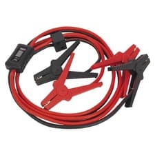 Image of Sealey Booster Cables Car Van Jump Leads 3m 400Amp Surge Protection LED Display