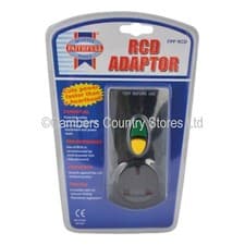 Image of NEW Faithfull RCD Adaptor Plug Use With Power Tools & Garden Plug Through Type