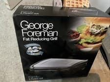 Image of GEORGE FOREMAN 5 PORTION FAT REDUCING GRILL ‘FAMILY’ IN ORIGINAL PACKAGING