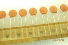Image of 10nf 500V CERAMIC DISC CAPACITOR CLASS 2 WDK2H103MFB DUBILIER 5mm Pitch, x10pcs