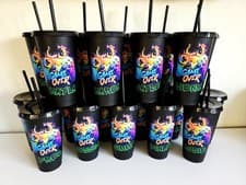 Image of Personalised "Game over" Reusable Cup, Birthday party favour, gamer party 