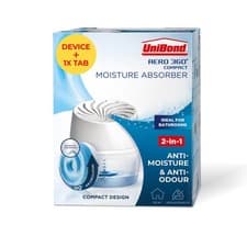 Image of UniBond AERO 360° Humidity Absorber with 1x Refill Dehumidifier for Effective
