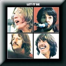 Image of The Beatles Pin Badge Let it Be