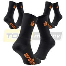 Image of Scruffs Worker or Trade Work Socks - Reinforced Heel & Toe with Cushioned Lining