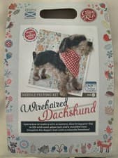 Image of Needle Felting Kit Wire Haired Dachshund from The Crafty kit Company - New