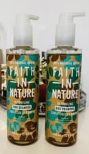 Image of Faith In Nature Natural Coconut Dog Shampoo For Curly Coats & Knots 2 x 400ml 