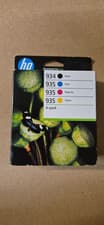 Image of HP 934 & HP 935 Black Cyan Magenta Yellow Genuine Ink Cartridges - FREE DELIVERY