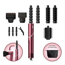 Image of Shark FlexStyle 5-in-1 Air Styler & Hair Dryer | Black Cherry |REFURB |HD446UK