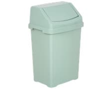 Image of Swing Top Bin 8L 25L 50L Paper Waste Rubbish Refuse Bin Kitchen Garden Dustbin