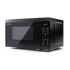 Image of Sharp YC-MS02U-B 20 Litre 800W Digital Microwave, Perfect Condition - Black