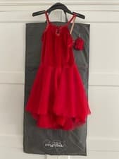 Image of NEW Revolution Angel on Fire Red Dress & Bun Topper, Size XLC