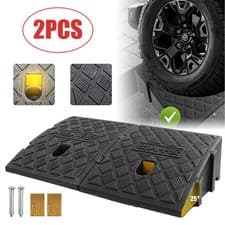 Image of 2x Heavy Duty Threshold Ramps Heavy Duty Threshold Ramp Curb Tool Driveway Ramp