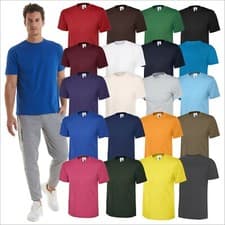 Image of Uneek Unisex Men's Classic T-Shirt Crew Neck Sports Work Wear Tee Tops XS - 6XL