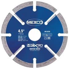 Image of Mexco MRX Mortar Raking Diamond Blade, for Fast Removal of Mortar Joints & Cu...