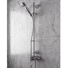 Image of Bristan Regency Traditional Thermostatic Exposed Mixer Shower - Chrome