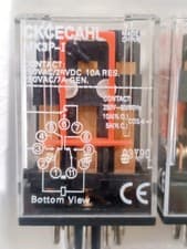 Image of 3 Pole Changeover 11 Pin - 24V DC Plug-in Relay MK3P-I *Brand New*