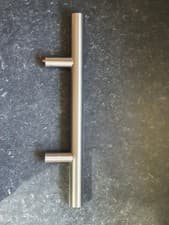 Image of Nulacvi Door Drawer Pull Handle Inline T Bar 316 Stainless Steel 30mm × 400mm