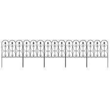 Image of Garden Fencing Panels for Decoration with Arched and Inter-lockable Design