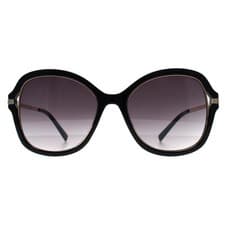 Image of Guess Sunglasses GF0352 01B Shiny Black Grey Gradient