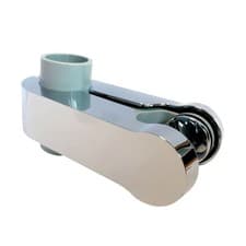 Image of Aqualisa 910314 Pinch Grip Shower Head Holder - Chrome 25mm
