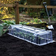 Image of Thompson & Morgan Garden Cloche Mini Greenhouse Growing Tunnel Plant Protect NEW