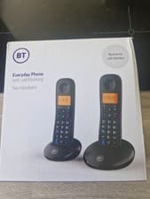 Image of BT Everyday Phone with Call Blocking Two Handsets new sealed