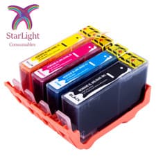 Image of 4 Ink Cartridge 364XL For HP Photosmart 5510 5515 5520 5524 6510 C6380 B110b
