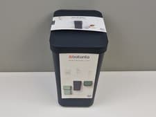 Image of (READ) Brabantia Sort & Go Waste Bin 12L (Grey), Space-Efficient Plastic Recycle