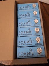 Image of 6 x Foamie Shampoo Bar Coconut For Normal Hair Plastic Free Soap Free Vegan