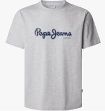 Image of Pepe Jeans Men, PM509721 Dorian T-shirt, Light Grey, Size M