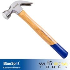 Image of BlueSpot Genuine Hickory Claw Hammer 20oz 560g Bevelled Face 26146
