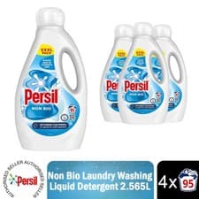 Image of Persil XXXL Washing Liquid Detergent Non Bio Stain Removal 2.565L, 380 Washes