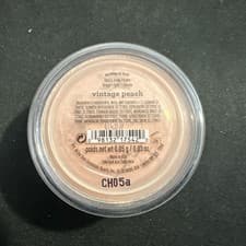 Image of Sealed bareMinerals VINTAGE PEACH Loose Powder Blush .85 g/ .03 oz