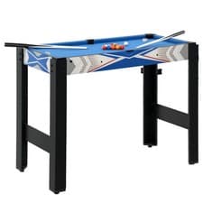 Image of SPORTNOW 5-in-1 Multi Games Table Combo Sports Game Table for Kids Gift Toy Blue