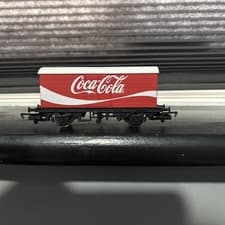 Image of 00 Gauge Hornby Coca Cola Branded Freight Wagon READ DESCRIPTION