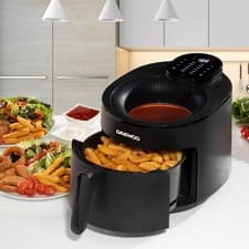 Image of Daewoo Actuate Air Fryer Cyclonic 5L 1500W With Glass Viewing Window