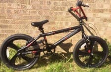 Image of bmx bike 20 inch wheels, hardly used,in excellent condition, this was £170 new