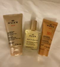Image of 2 x Nuxe  Sun Creams SPF50  And Huile Prodigieuse - Seals Intact