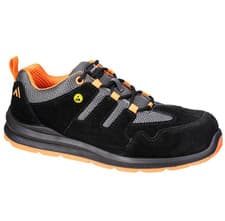 Image of Mens Suede Composite Safety Trainers Boot S1P ESD SR Lightweight Work Shoes Size