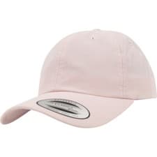 Image of Yupoong Low Profile Washed Cap Pastel Flexfit Kappe Ladies Curved Visor Dad Hat