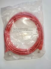 Image of Cat5e RJ45 2.5 mtr patch cord, Red. Qty 6.