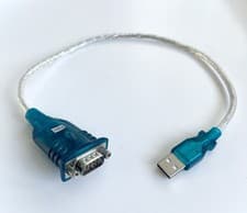 Image of StarTech USB to RS232 Serial DB9 Adapter Cable ICUSB232V2 Laptop COM Port UK