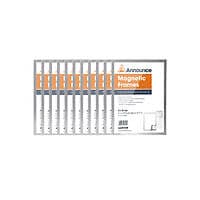 Image of Announce Magnetic Frame A4 Silver (Pack of 10) AA01842
